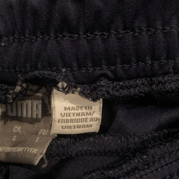 Puma size large drawstring tie shorts great condition no flaws - Picture 4 of 6